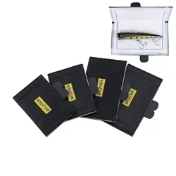 Fundas Protectoras Suaves para Señuelos de Pesca con Forro Almohadilla