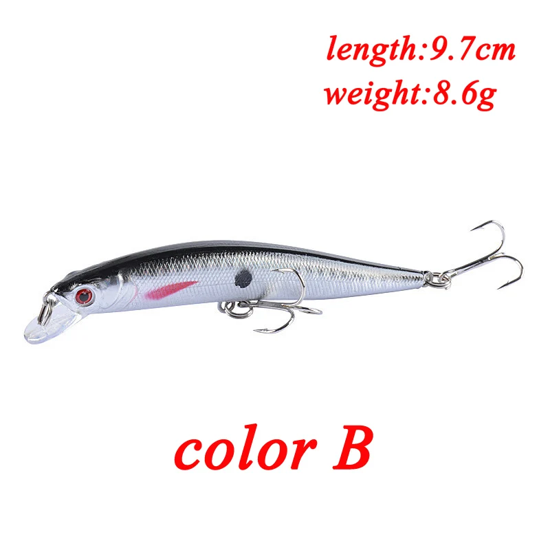 Wobbler crankbait flotante para lubina de cebo duro - imagen 3