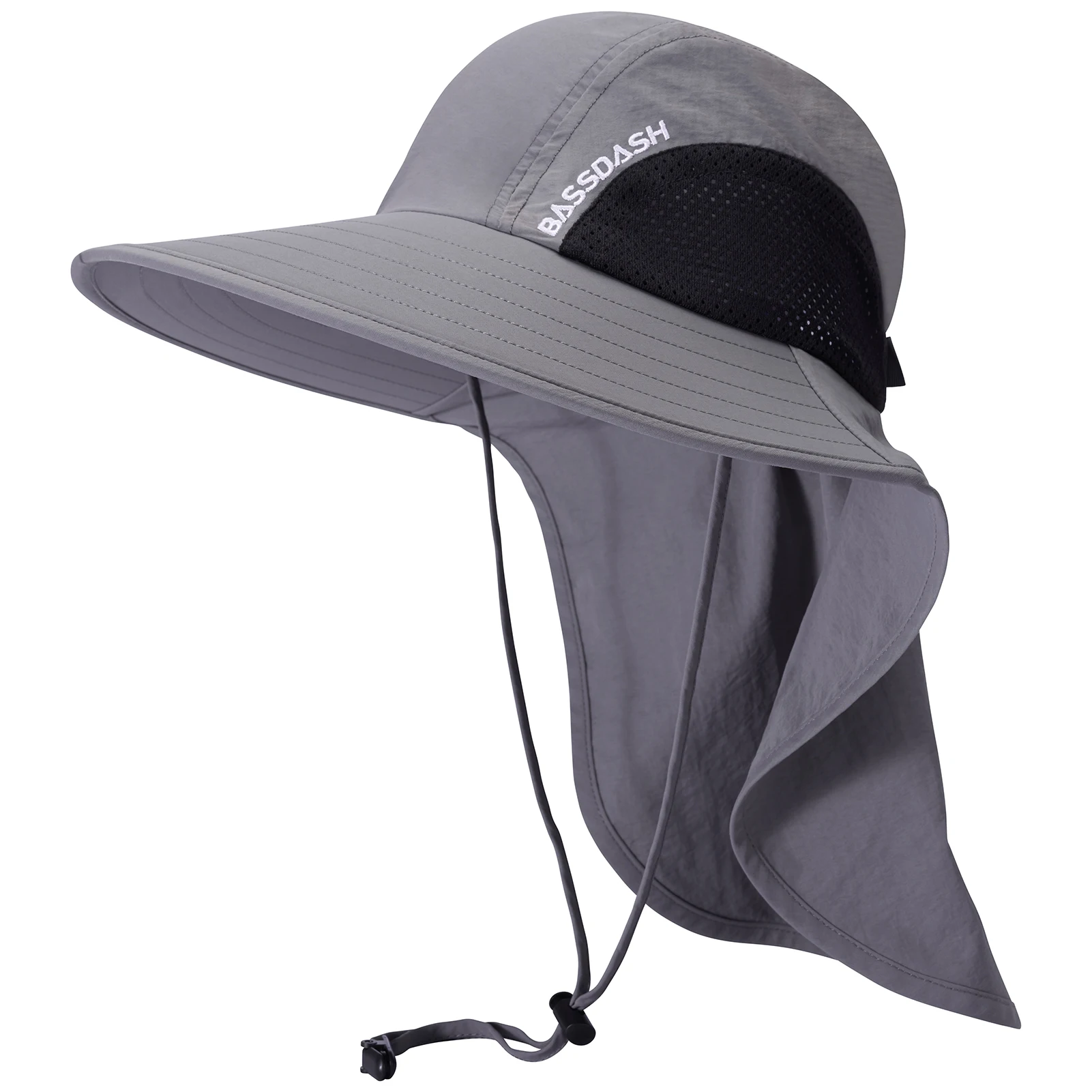 Bassdash Sombrero Pesca UPF 50+ Ala Ancha con Protección Cervical