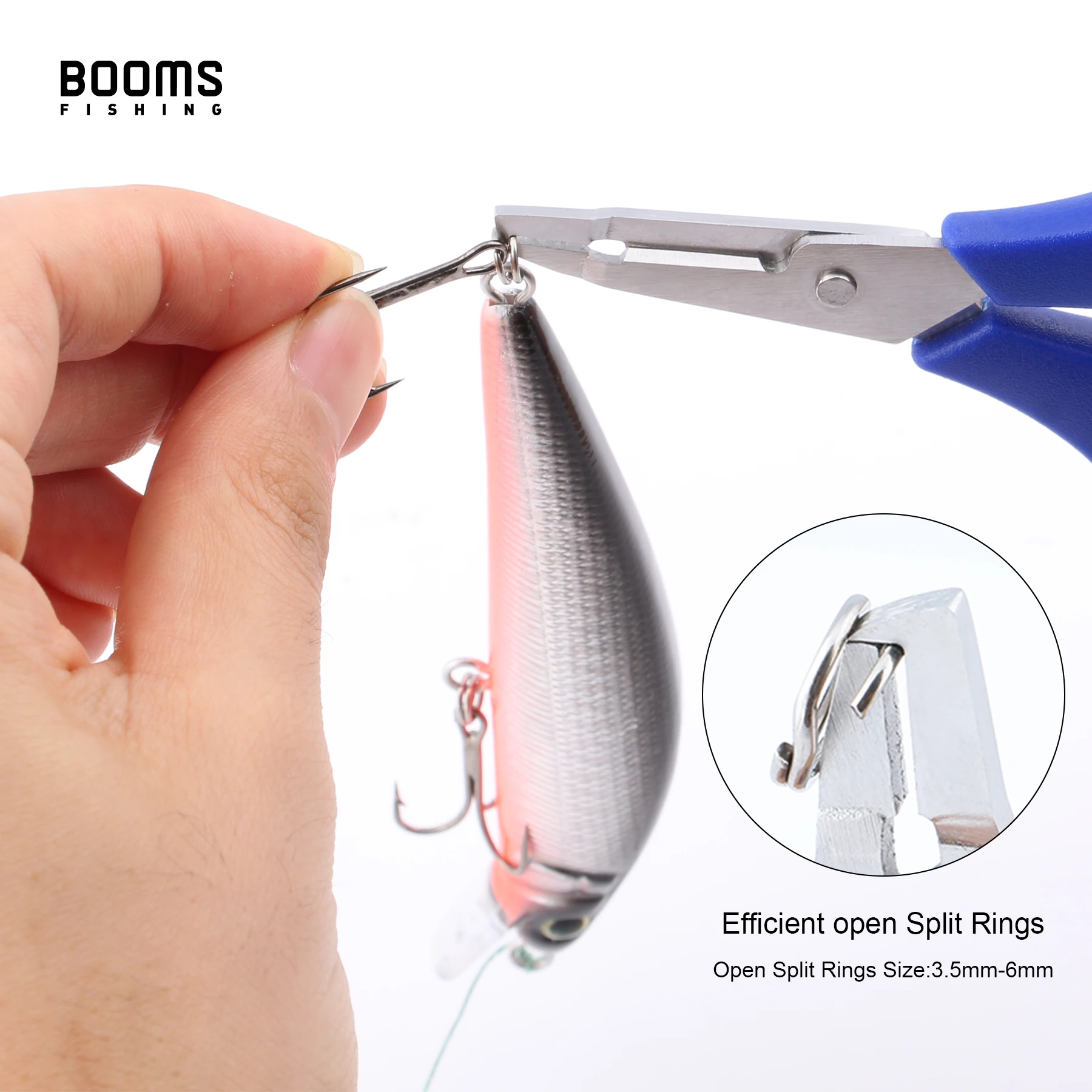 Tijeras Booms Fishing S01 para Trenzado con Mosquetón - imagen 3