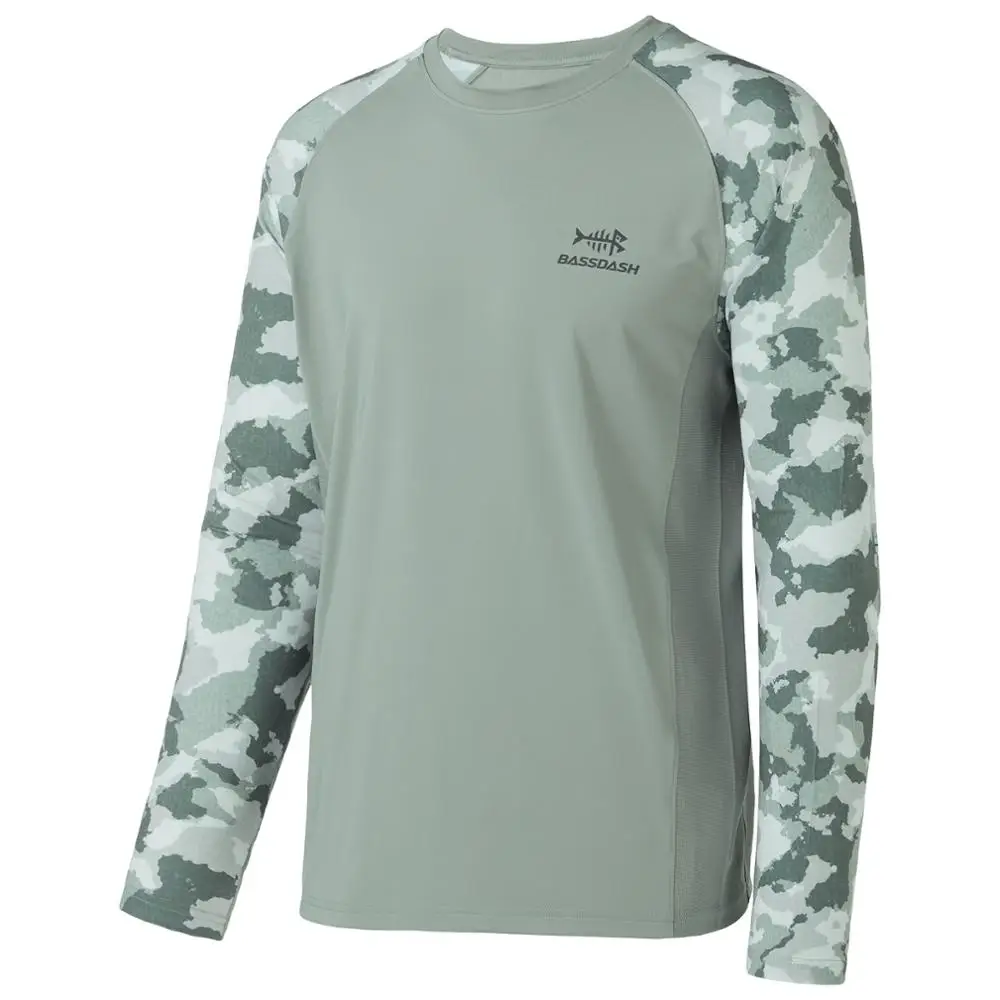 Bassdash Camisa UV Manga Larga Camuflaje – Secado rápido - imagen 3