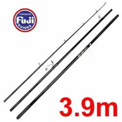 Caña Surf Casting Fibra Carbono 3,9m 200-400g Anillos Fuji