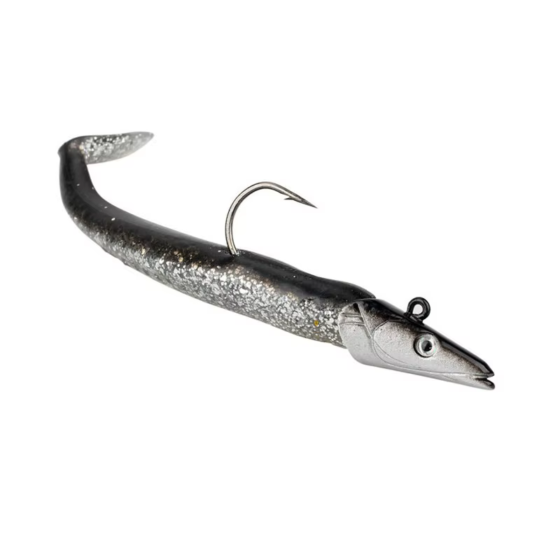 FLYSAND Señuelo de silicona cabeza pez hundido 11-16cm natural pesca - imagen 2