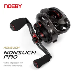 Noeby Baitcasting Carrete de Pesca Perfil Bajo Agua Dulce y Salada