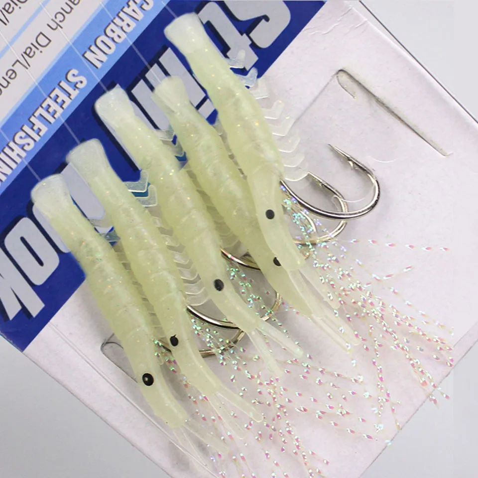WALK FISH Señuelo Luminoso Camarón Suave para Pesca - imagen 2