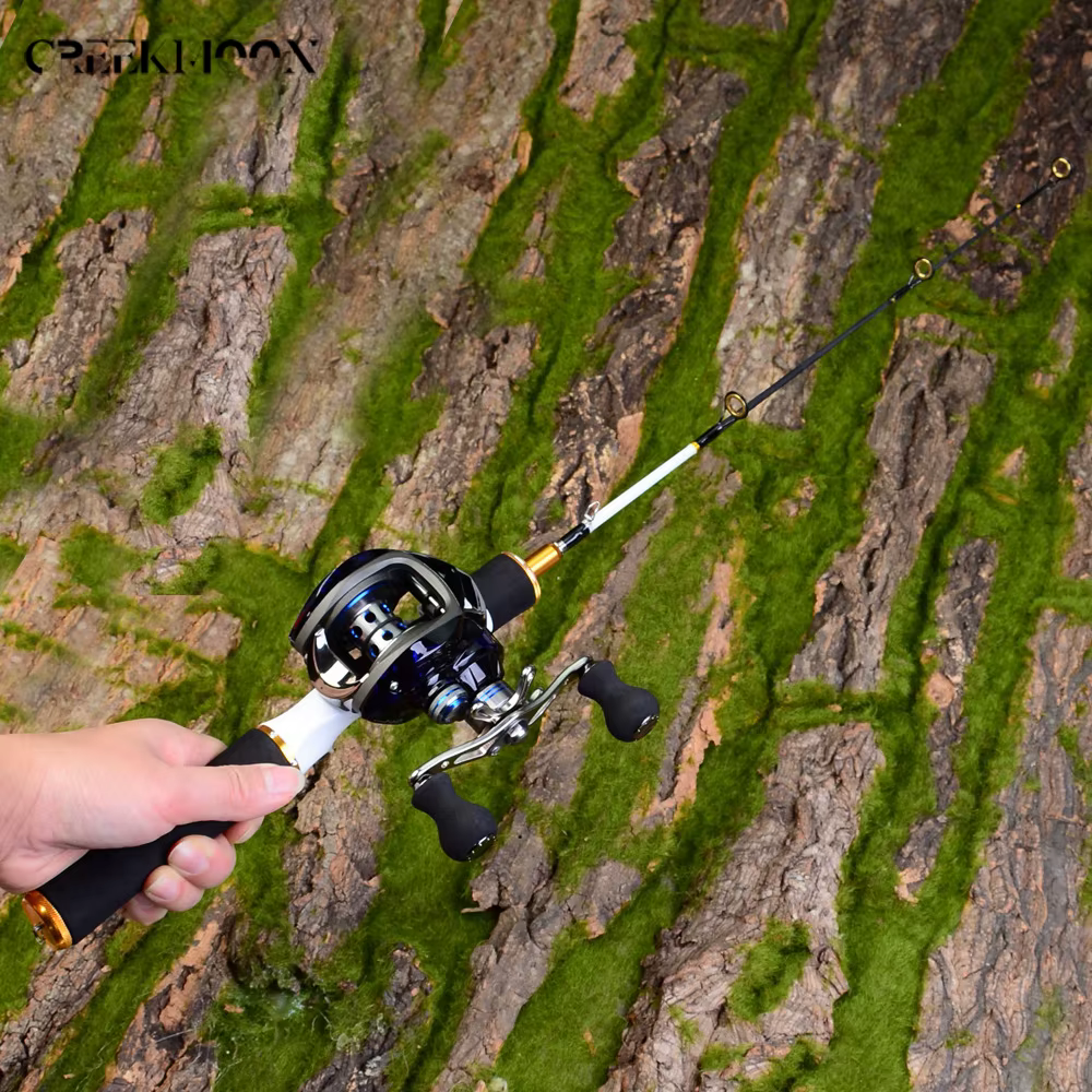 Mini Caña de Pesca para Hielo Portátil – Spinning y Casting