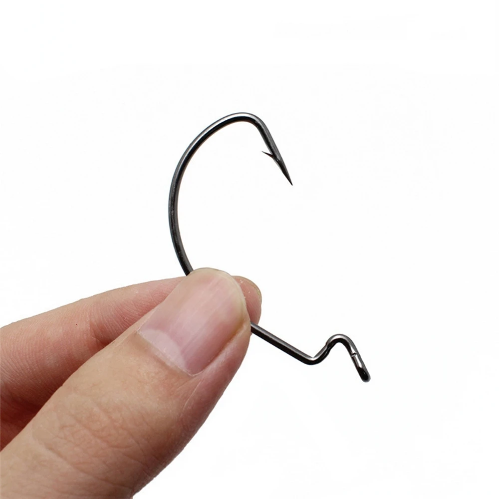 Anzuelos de compensación acero alto carbono 5/0 - #6 para pesca - imagen 4