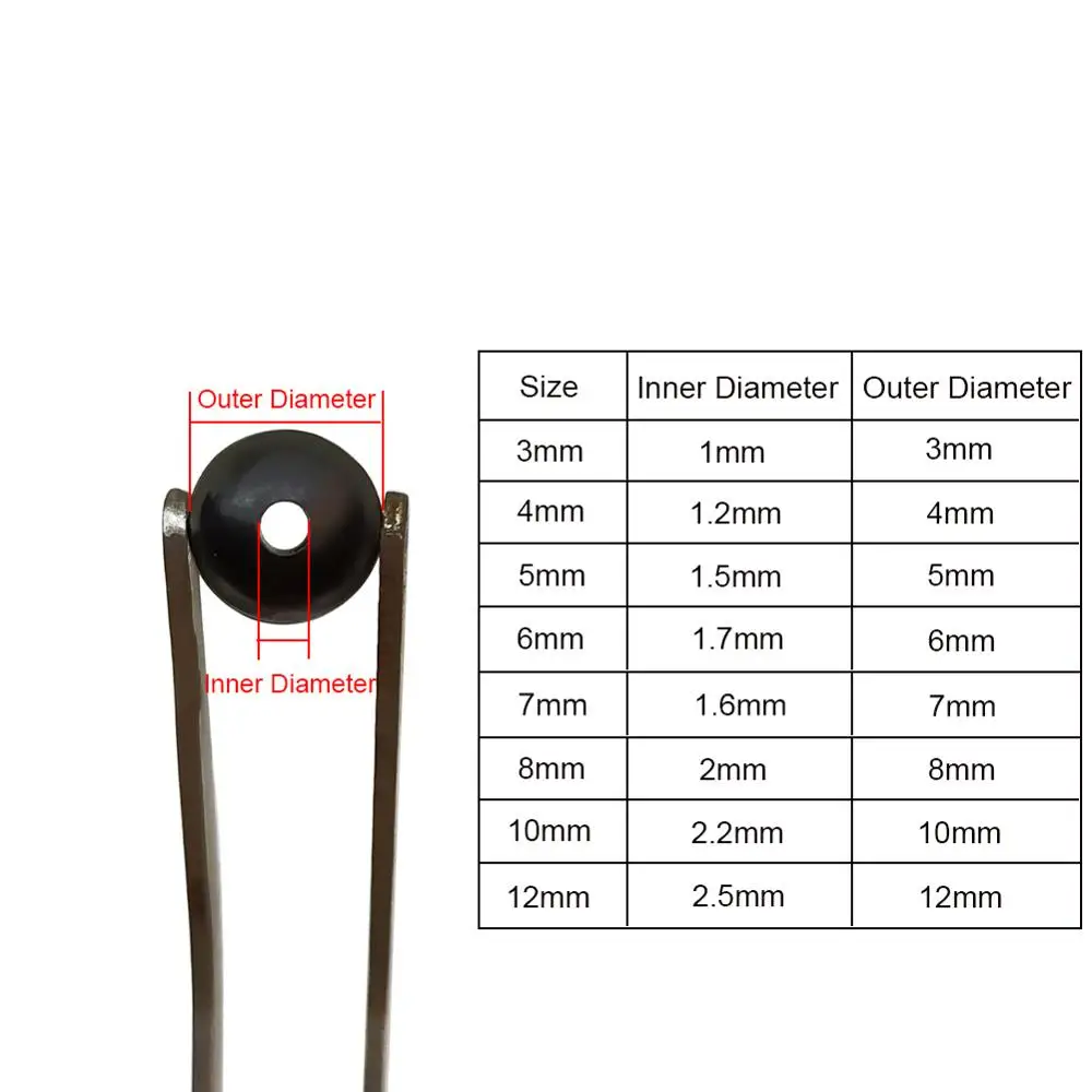 Cuentas redondas de plástico para pesca de carpa brillo - imagen 4