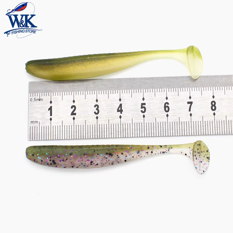 Swing Shad Swimbait 3 pulgadas PVC para lubina – Aroma camarones - imagen 5
