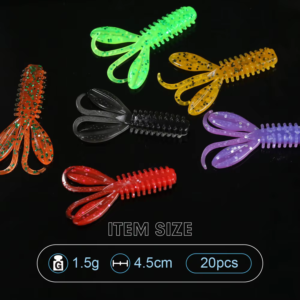 Softbait Wobblers Señuelo Lubina Jig Wobbler Vinilo - imagen 3