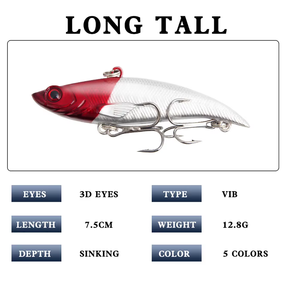 WALK FISH VIB señuelo vibrador hundimiento cebo duro - imagen 2