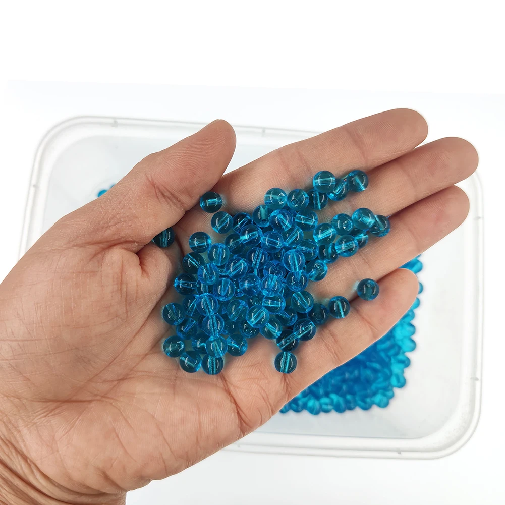 Cuentas redondas de vidrio para pesca en mar – aparejos cebo - imagen 5