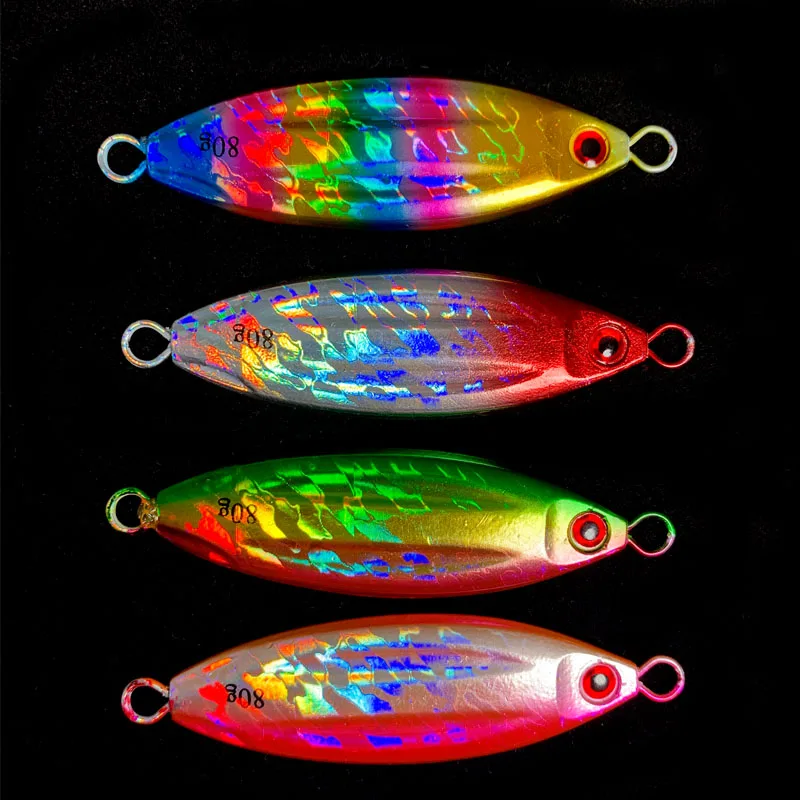 Obsessie Micro Jig Platte Slow Fall hundimiento aguas profundas - imagen 5