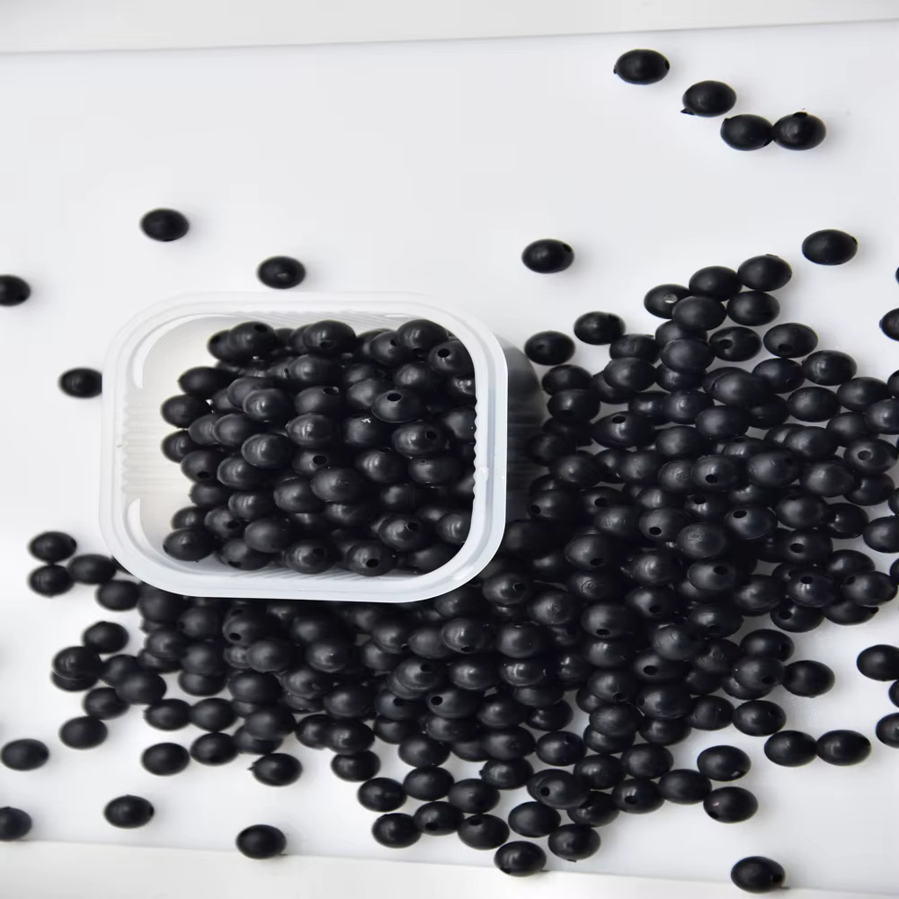 Cuentas tapón espaciador negro 3-8mm para señuelos MAGBLUE - imagen 5