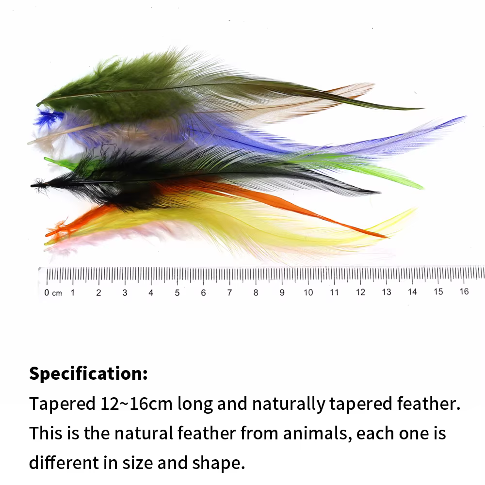 Wifreo Plumas Hackle Pollo Natural para Streamer y Bugger - imagen 5