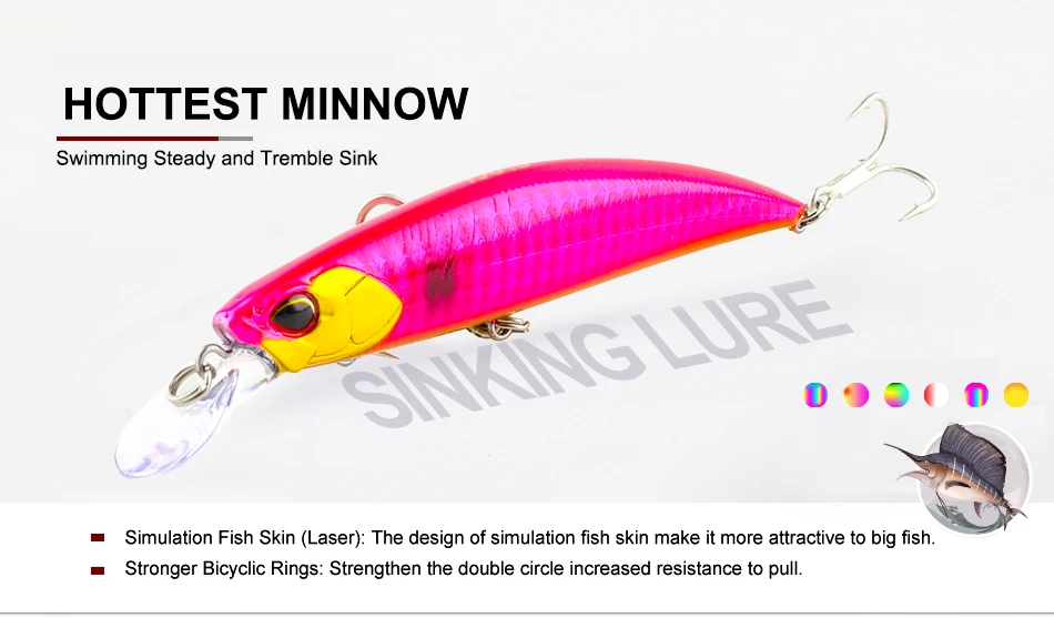 Jerkbait hundido FJORD 110mm 27g