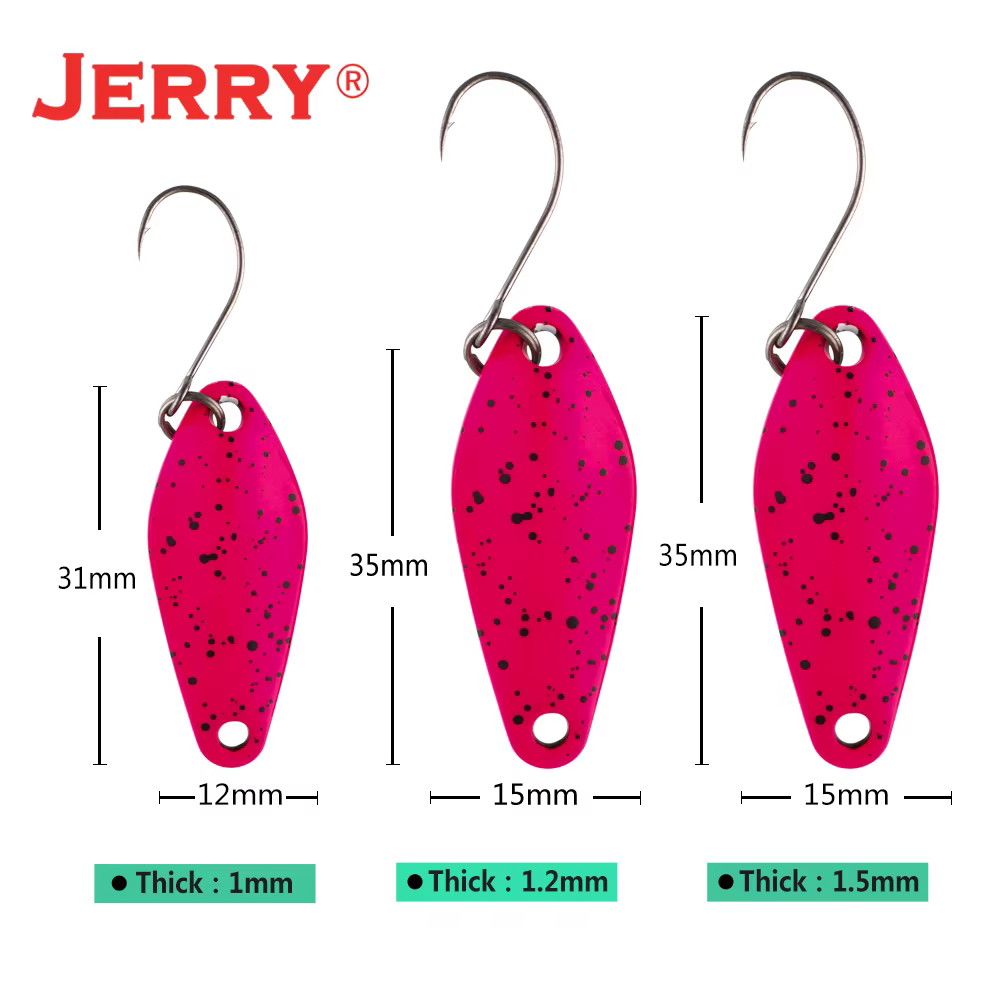 Jerry Draco UL – Señuelo metálico giratorio para trucha y lubina - imagen 5