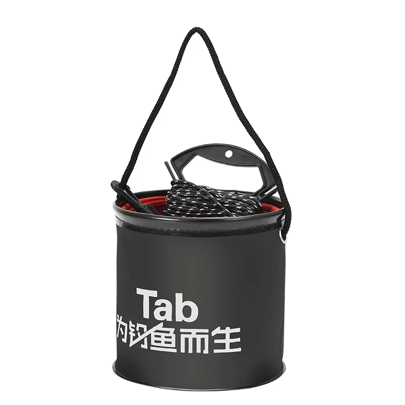 Cubo Plegable EVA 5L para Conservar Cebo Vivo en Pesca - imagen 5