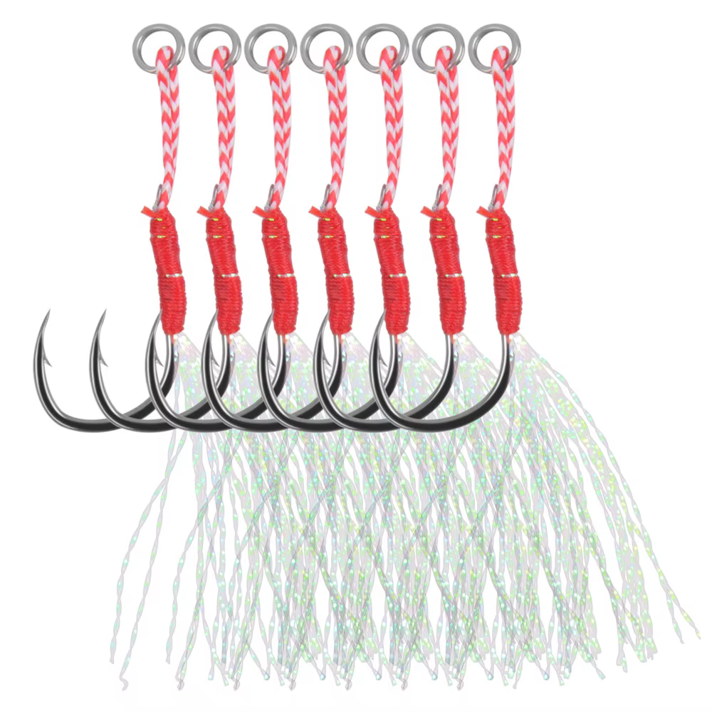 Anzuelo Jigging con pluma
