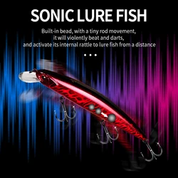 BearKing Wobbler Minnow – 13 cm profundidad 1,8 m