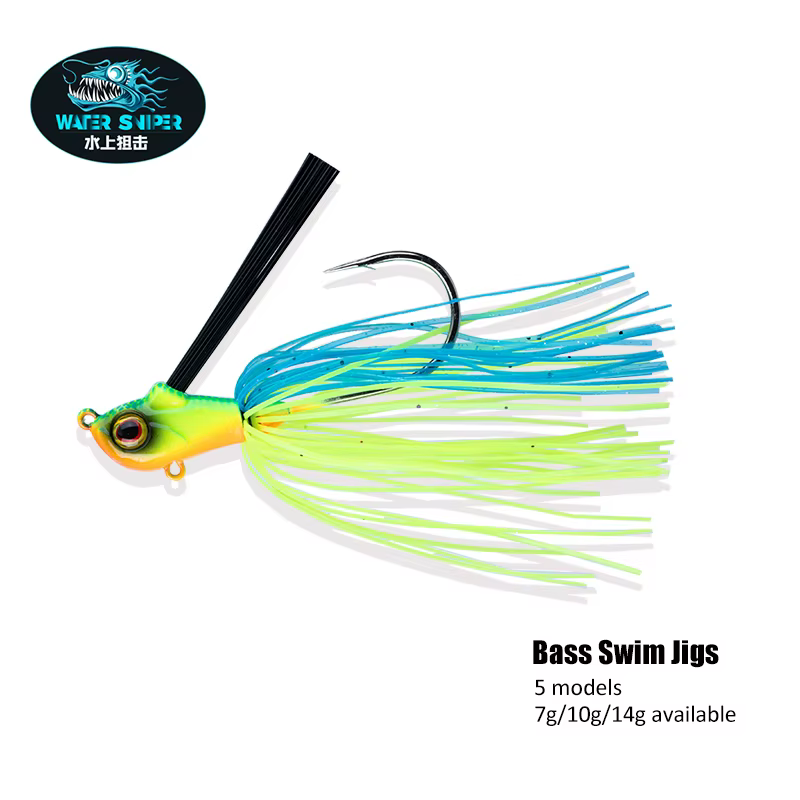 Jig Football con weedguard para swimbait - acción natural