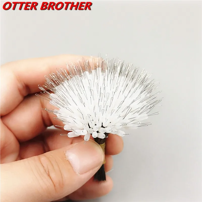 Flotador tapón de goma transparente Bobber cilíndrico para pesca - imagen 4