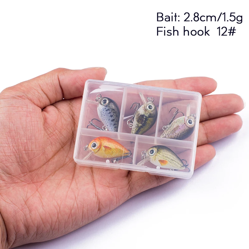 Hanlin crankbait biónico mini: señuelos duros para lucio y perca - imagen 3