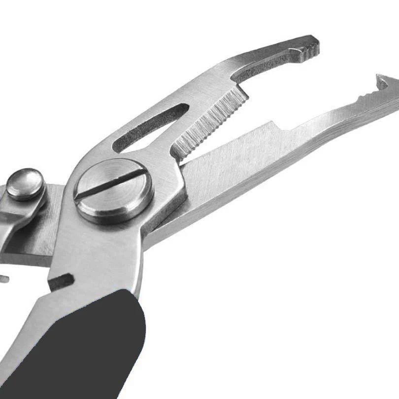 Pinza de acero inoxidable plegable para carpa con control de labios - imagen 2