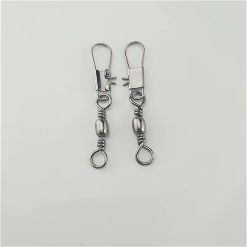 Mosquetones giratorios de cobre para pesca – Accesorios invernales - imagen 4
