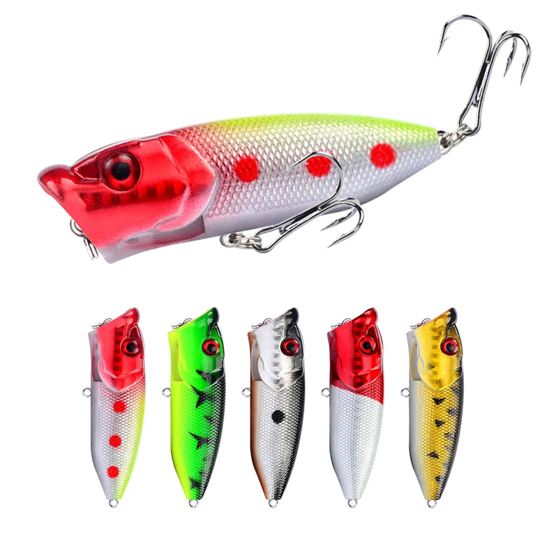 Cebo Artificial Crankbait de plástico duro con ojos 3D - imagen 5