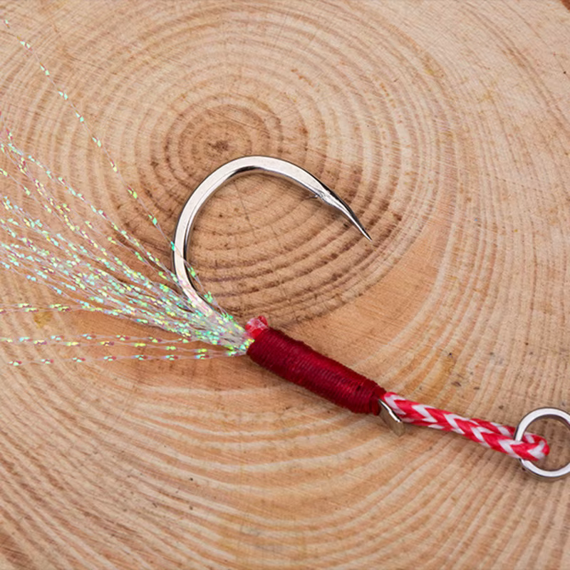 Anzuelos pluma para señuelos marinos de oscilación lenta - imagen 4