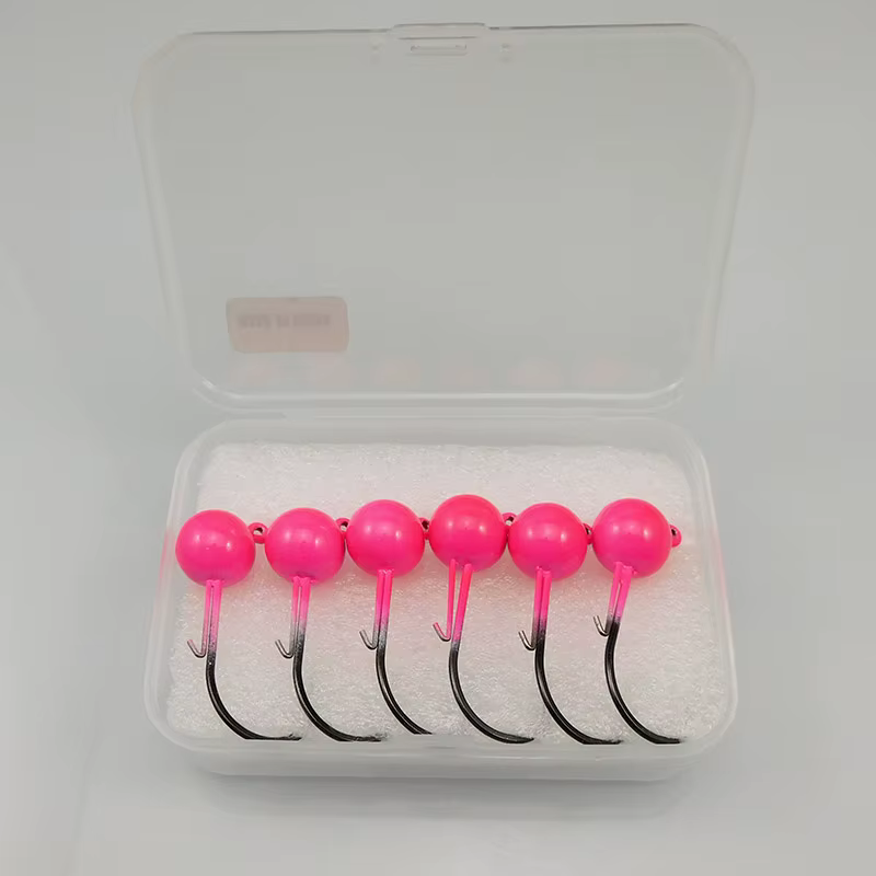 ESFISHING Jig Head Anzuelo Compensado Acero de Alta Resistencia Vinilo - imagen 2