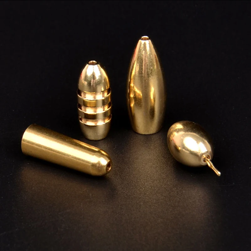 Pesas Bala Latón Texas Rig – 4 Modelos 1,8g a 21g
