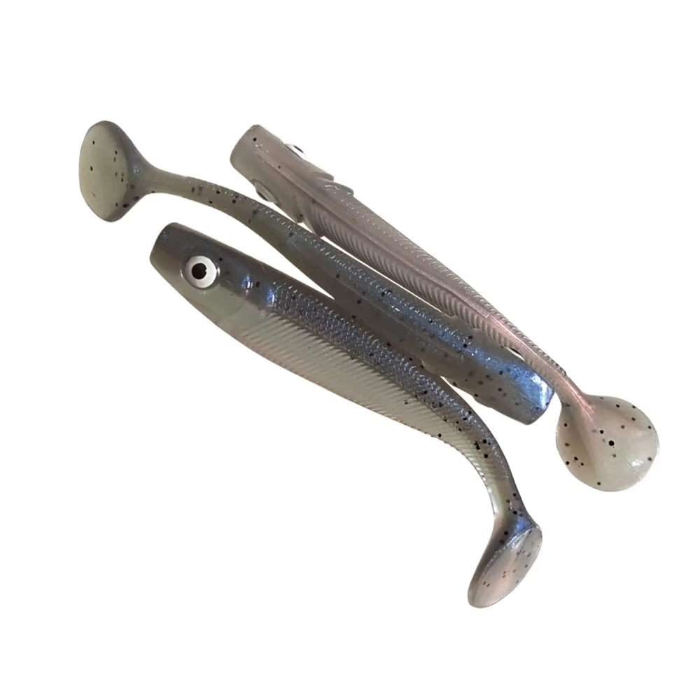 Sibico Señuelo Lubina Vinilo Ojos 3D para pesca en agua salada - imagen 5