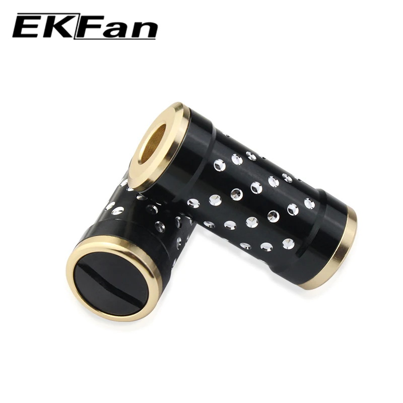 Perillas instaladas en carrete de pesca