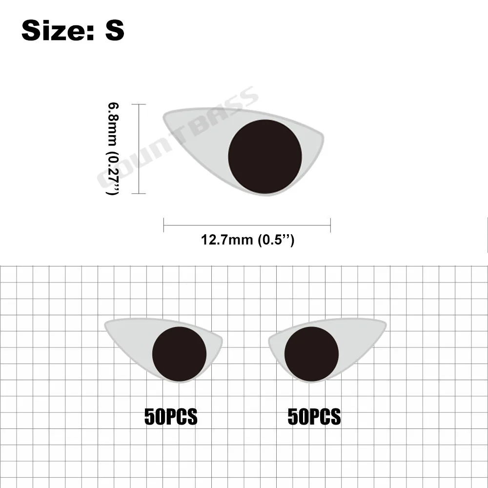 Countbass Señuelo 2D ojos para jig - imagen 5
