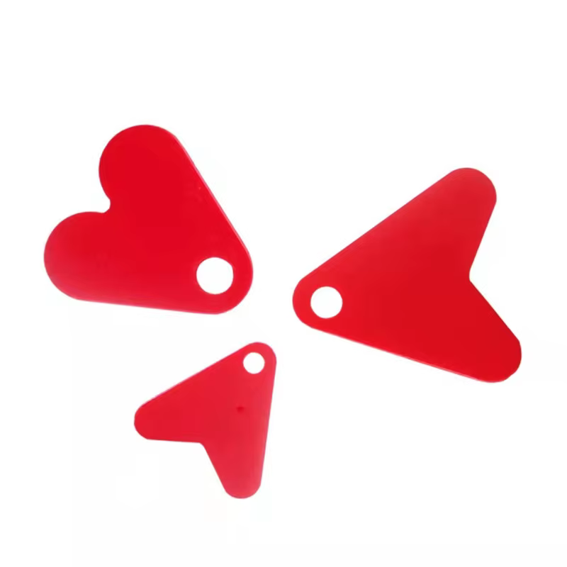 Señuelos de corazón rojo para pesca con vinilo - imagen 4