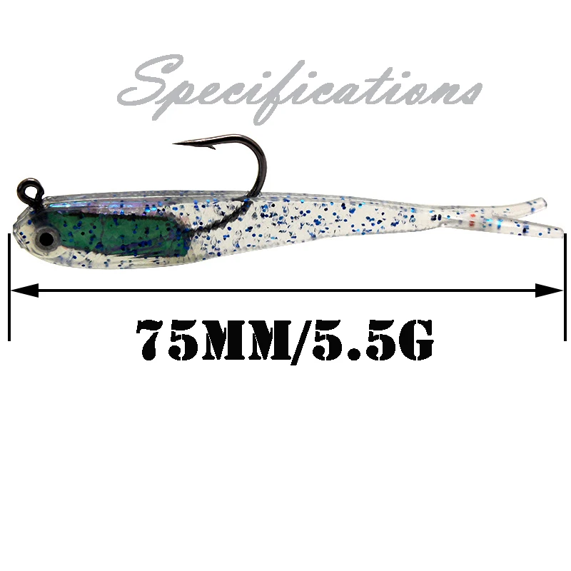 Señuelo blando wobbler de silicona – Flexible para pesca deportiva - imagen 4