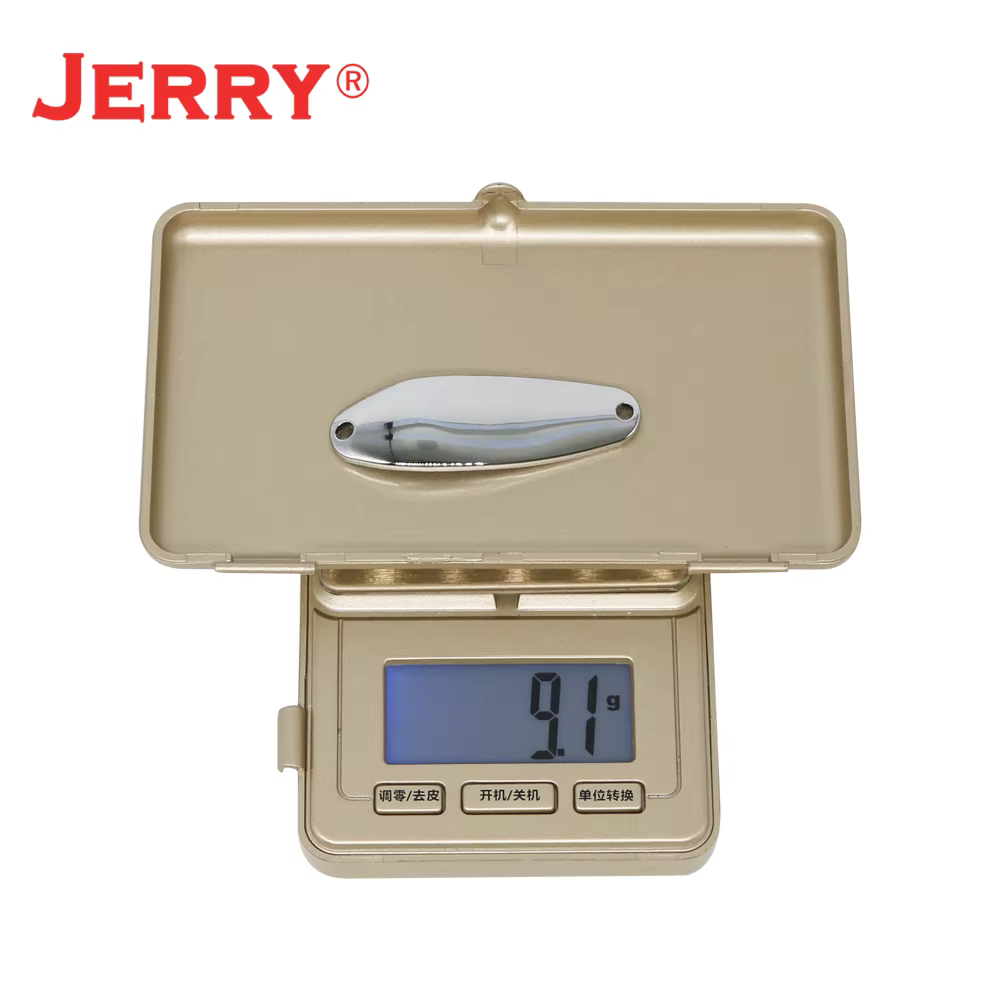 Jerry Señuelos de Metal para Trucha, Perca y Lubina – Con Purpurina - imagen 2