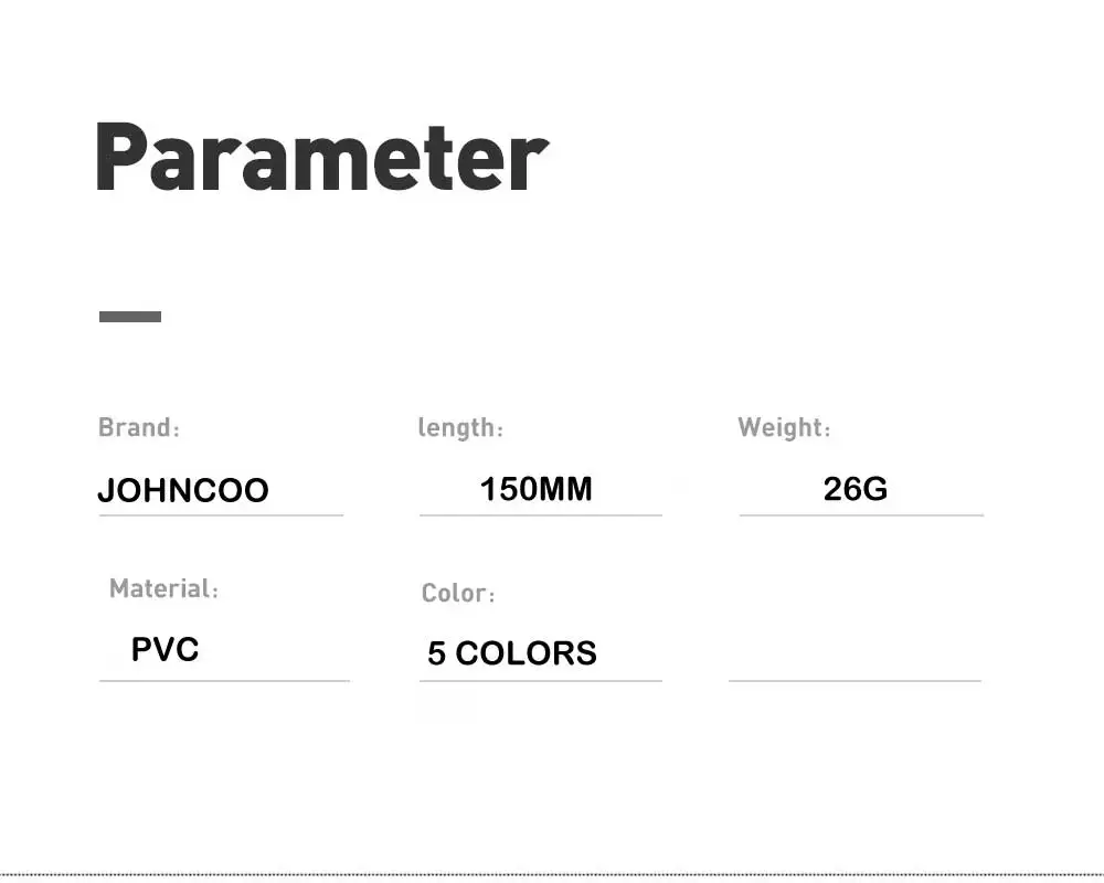 Comparativa de colores y acabados del señuelo