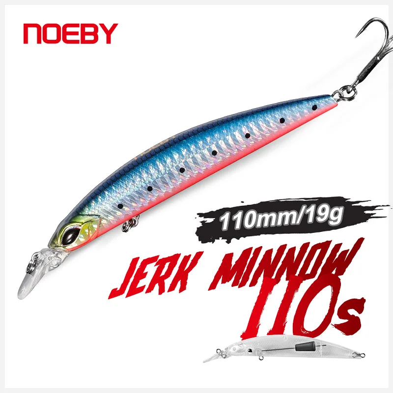 Noeby Wobbler hundimiento 110mm 19g agua salada