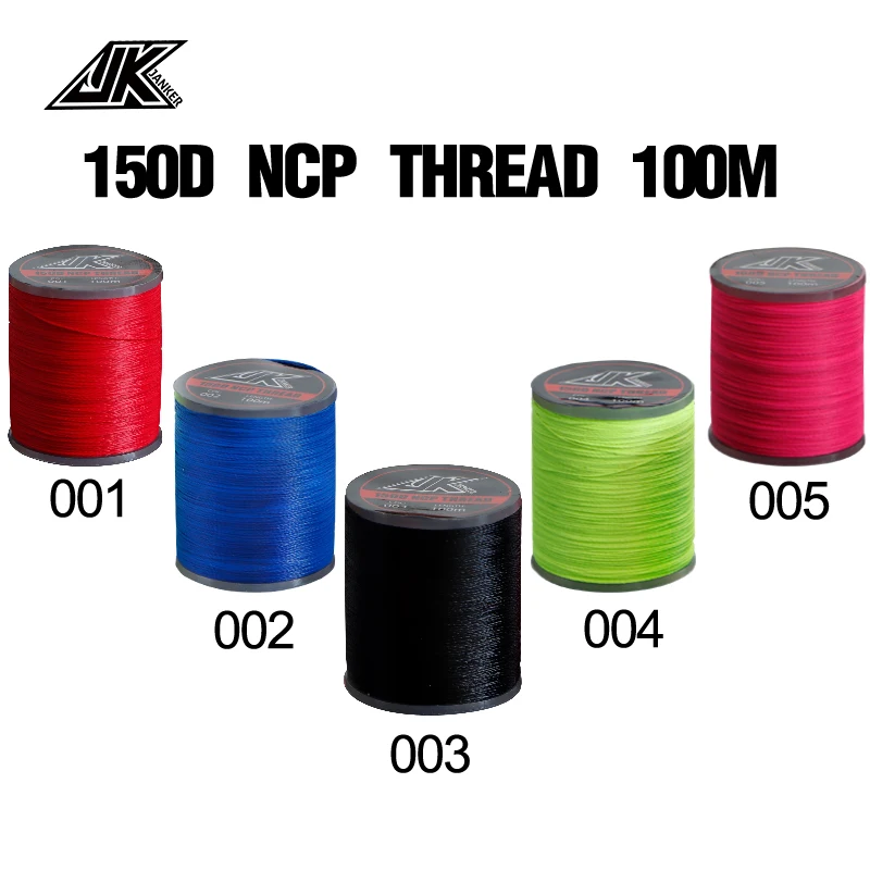 JK-150D Hilo multicolor para anzuelos auxiliares tejido a mano