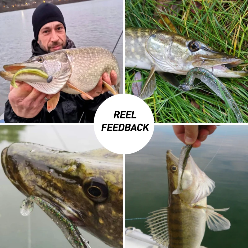 ESFISHING Easy Shiner: cebo blando para lucio, perca y zander - imagen 5