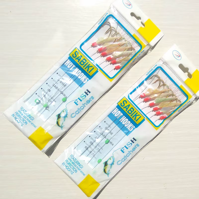 Aparejo Sabiki cinturón para pesca de caballa – Estilo cocodrilo - imagen 5