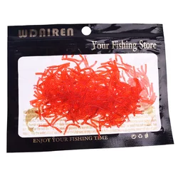 Señuelo de silicona aroma pescado lombriz roja 20mm lubina carpa