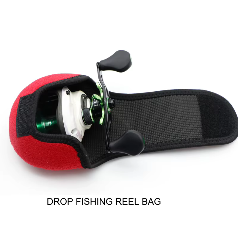Funda Protectora Impermeable Carrete Pesca – Rojo y Naranja