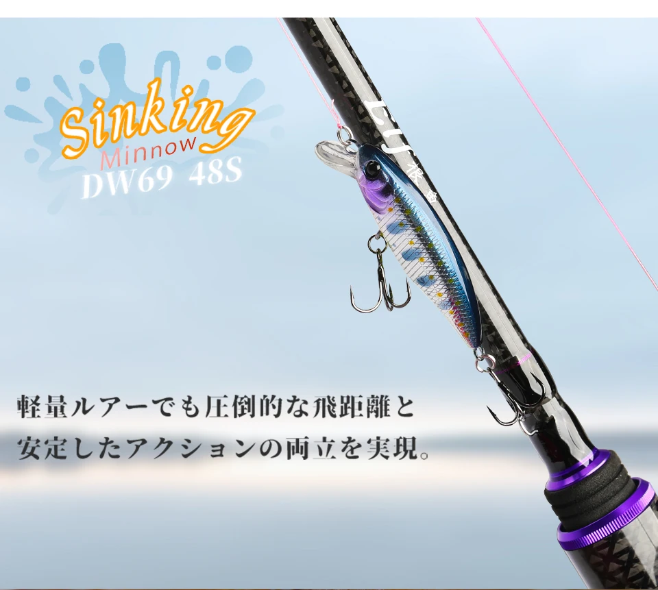 Ejemplo de colores disponibles para el Minnow TSURINOYA