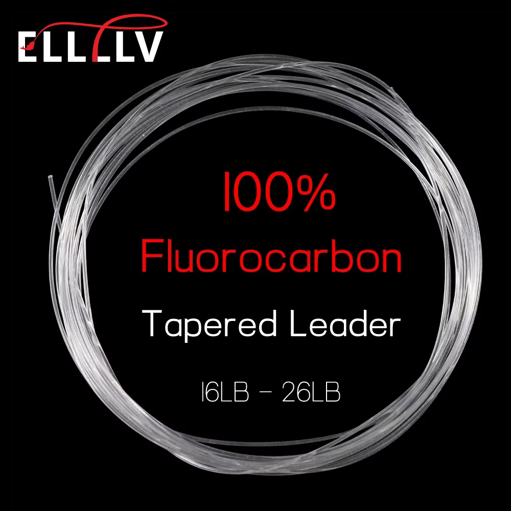 Elllv Líder Fluorocarbono para Mosca - Streamer Agua Salada