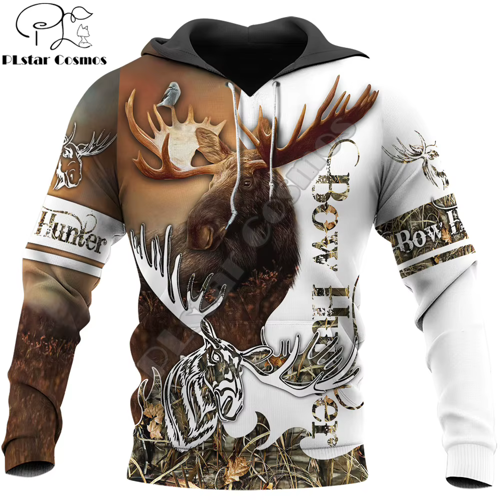Sudadera Harajuku hombre estampado 3D caza de amor – Casual unisex