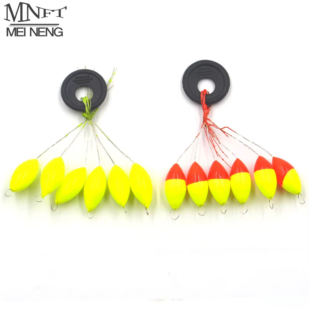 MNFT flotador de pesca ovalado alta visibilidad – Fácil uso tipo tapón - imagen 2